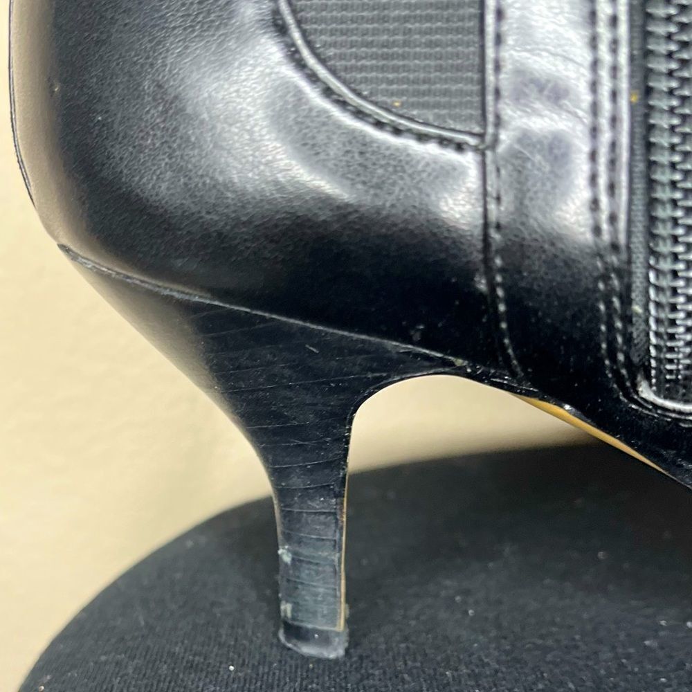 Donald J. Pliner Women’s Ankle Boots Black Leather Booties Size: 8 - Picture 5 of 12